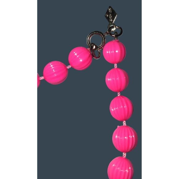 1960s Mid Mod Gorgeous Pink Beaded Necklace Sara Coventry Vintage Retro - Picture 11 of 12
